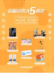 好屋合伙人五周年慶典 積分商城重磅回饋房產(chǎn)經(jīng)紀人